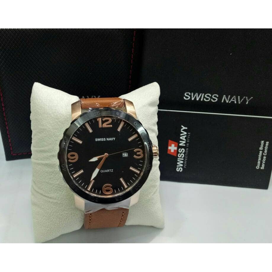 Jam tangan swiss navy original SN8009M Jam tangan pria swiss navy asli