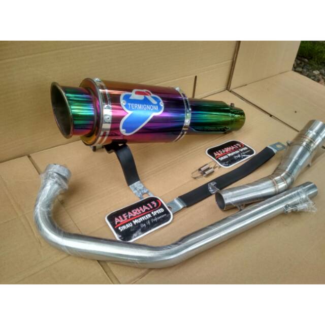 Jual Knalpot Termignoni Pelangi R Cbr R Cb R Vixion Fu Byson Nmax