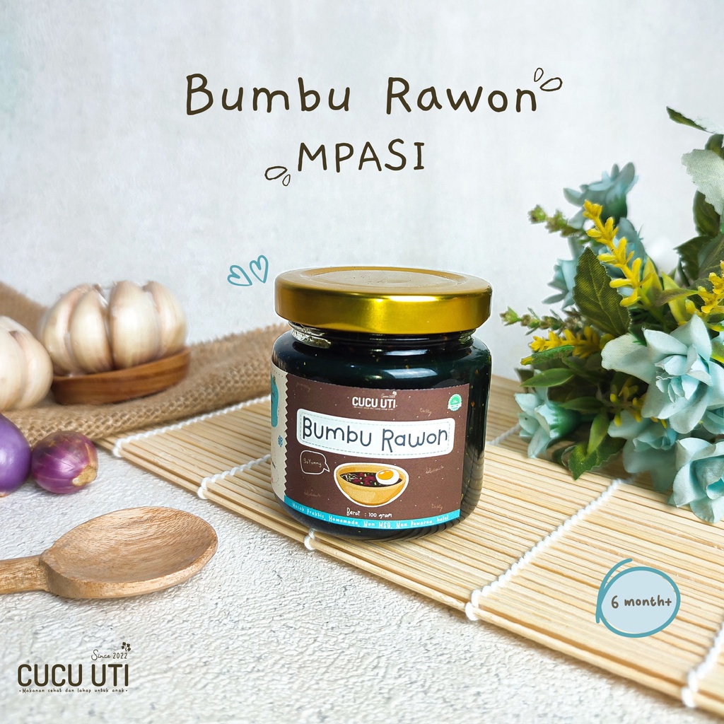 

BUMBU RAWON MPASI BOTOL KACA 100GR - CUCU UTI