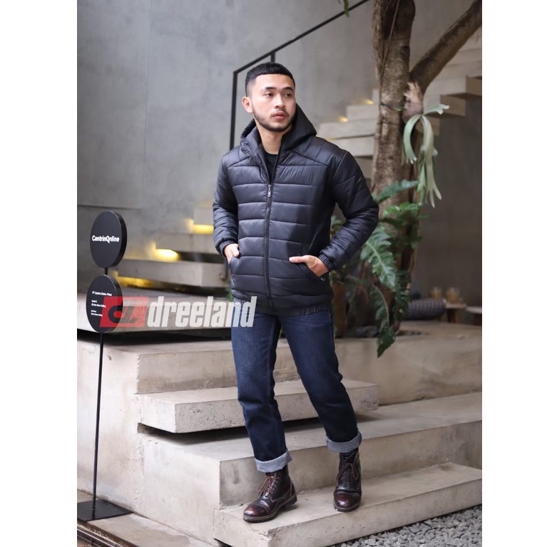 jaket puffer tebal/jaket pria tebal/jaket pria waterproof