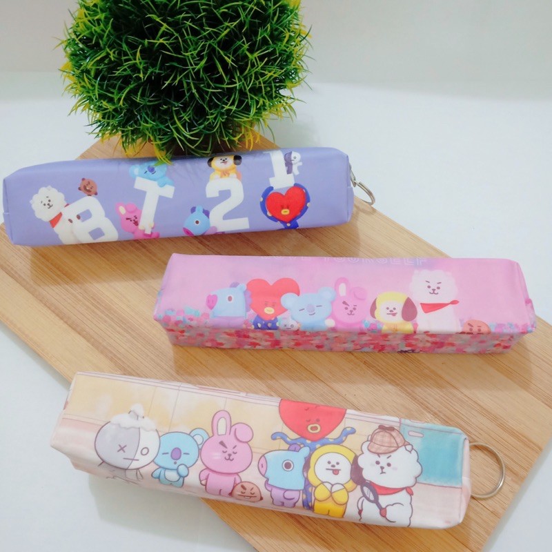 

(KP01) Kotak Pensil Plastik Karakter Line Friends BT21