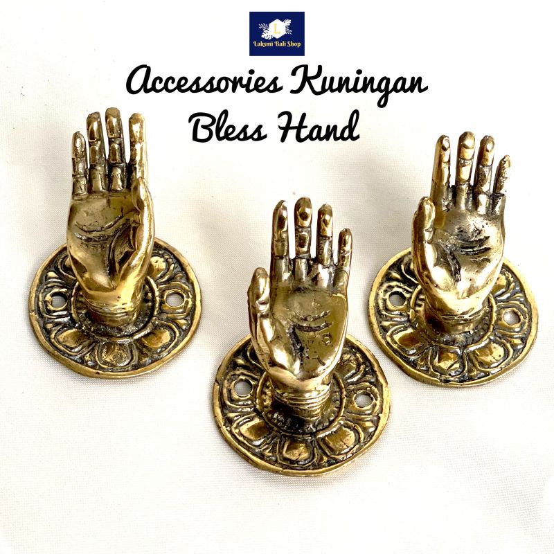 Kapstok, Gantungan, Cantolan Bless Hand bahan Kuningan