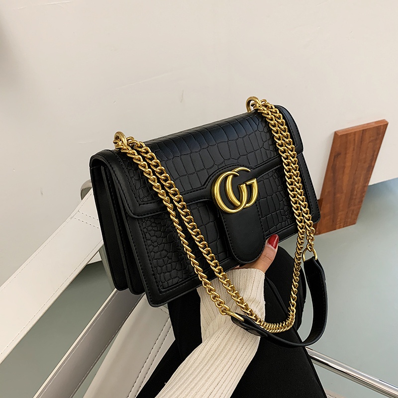 BESTSELLER TAS CG CROCO RANTAI BAHAN TEBAL IMPORT Tas Selempang Wanita Import Murah Tas Import Wanit