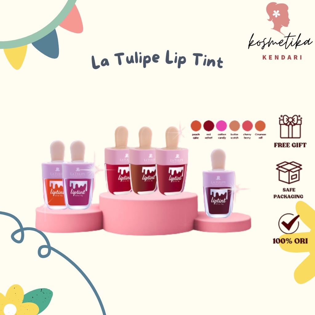 LATULIPE Liptint La Tulip Lip Tint - RF KOSMETIK KENDARI