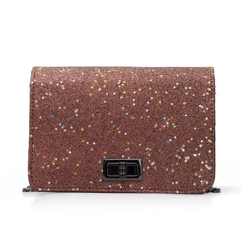 FYGALERYSURABAYA FYG1107 Tas Selempang Wanita Sling Bag GlitTer Tali Rantai Women Fashion Bag