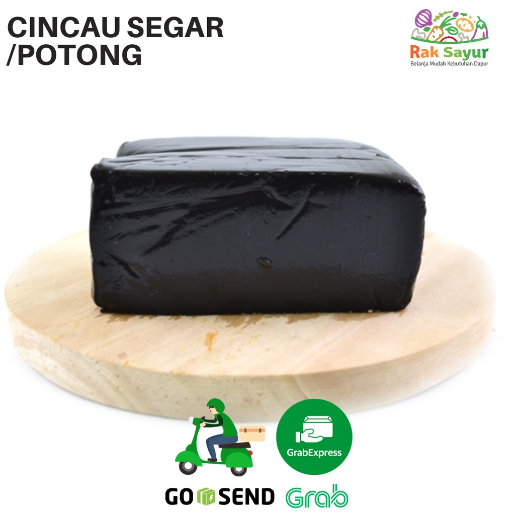 Cincau Hitam per Potong Cincau Kotak Kenyal Segar Rak Sayur Padang