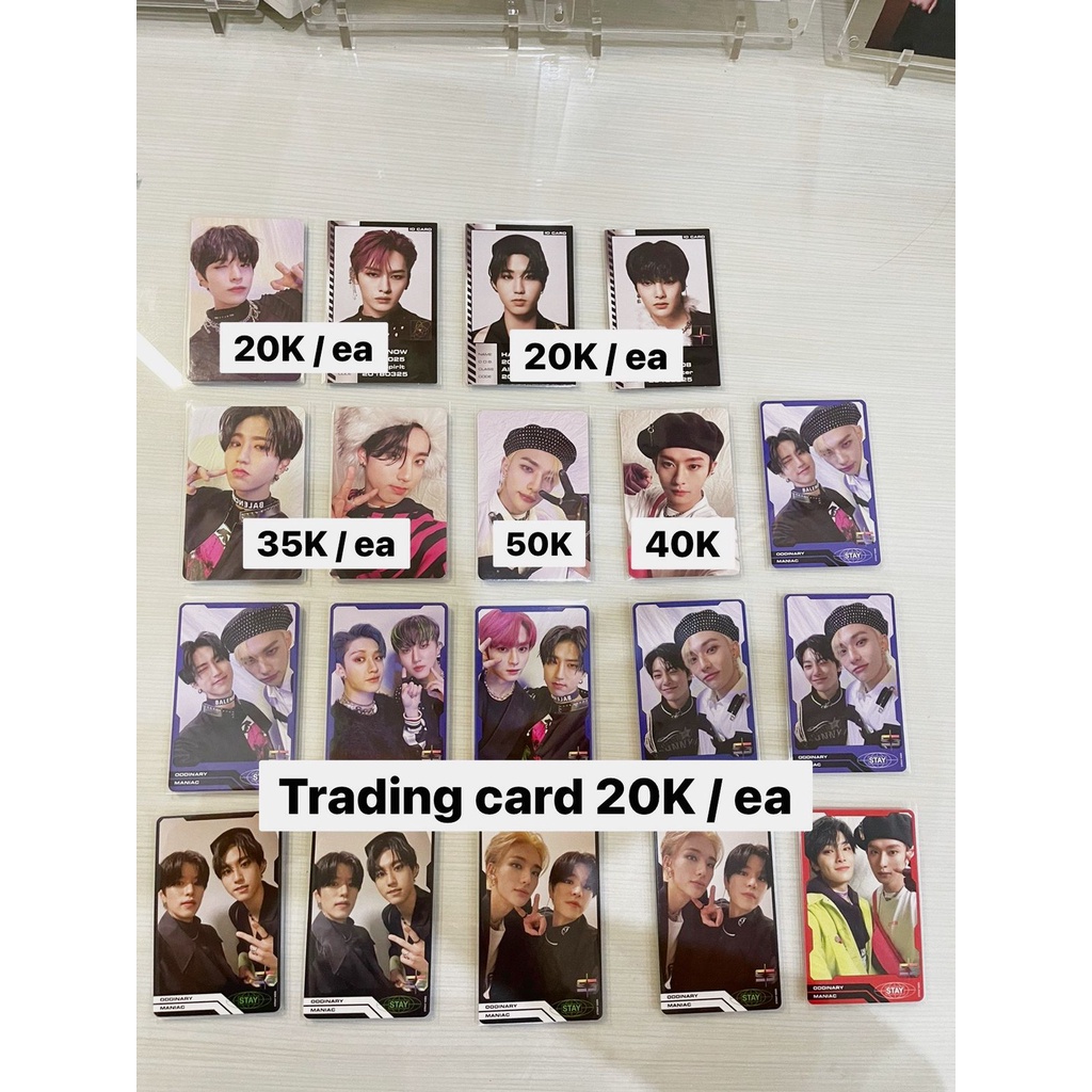 PC Trading Card Stray Kids Oddinary Seungmin Lino Jisung Hyunjin
