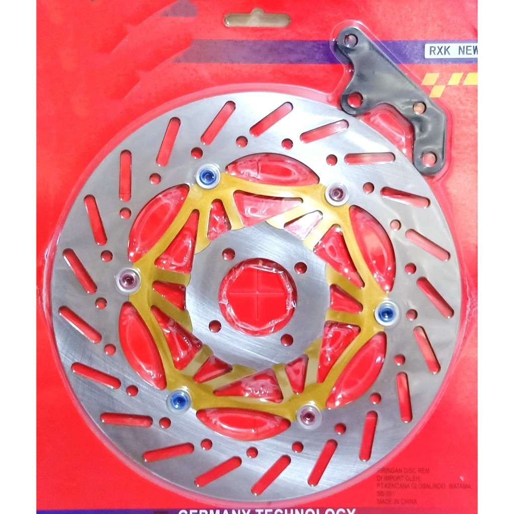 piringan depan RX KING NEW 300 MM PLUS BREKET DISK CAKRAM DEPAN RX KING NEW BESAR 30CM