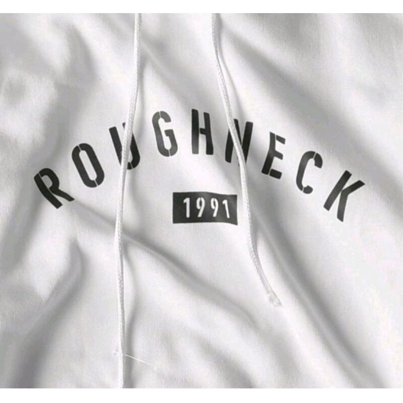 Roughneck H175 White Sig 1991 Black Hoodie