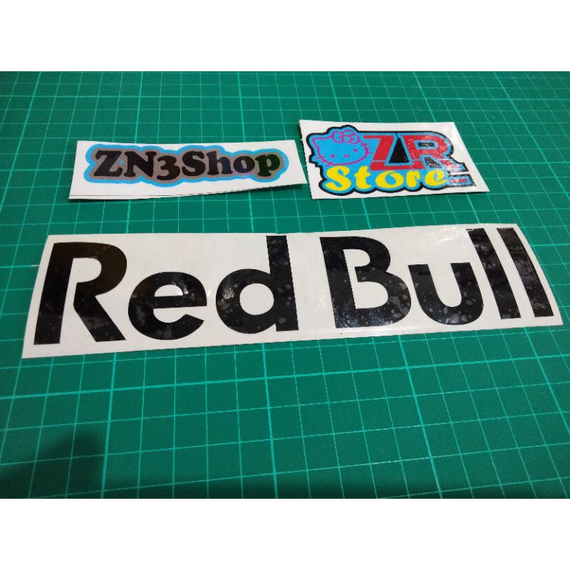 

cutting stiker tulisan REDBULL