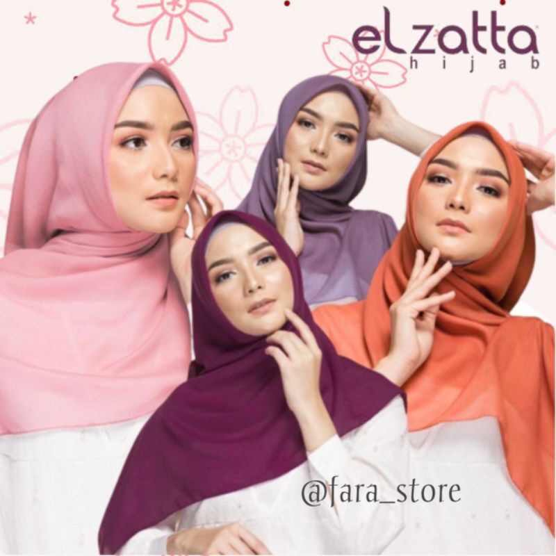 Jilbab Segiempat Polos Keisha Shamora Elzatta Kerudung Segi Empat Hijab Krudung Segi4 Muslima Anak S