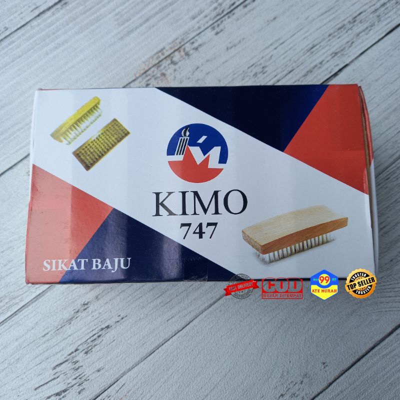 Sikat Kayu KIMO/MONTANA 12 pcs/Sikat Cuci/Sikat Baju/Sikat Lantai