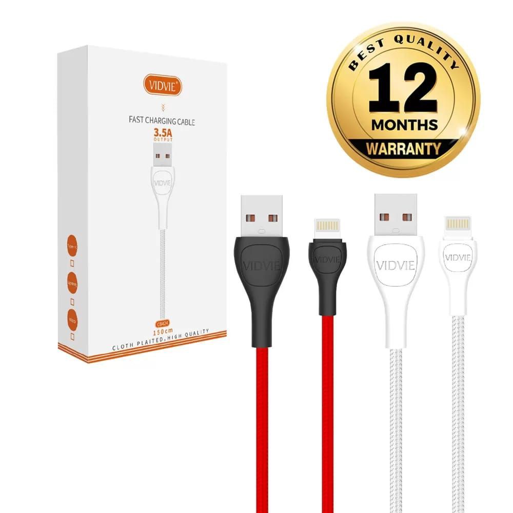 Kable data VIDVIE iphone CB424 Fast Charging - Cable charge lightning