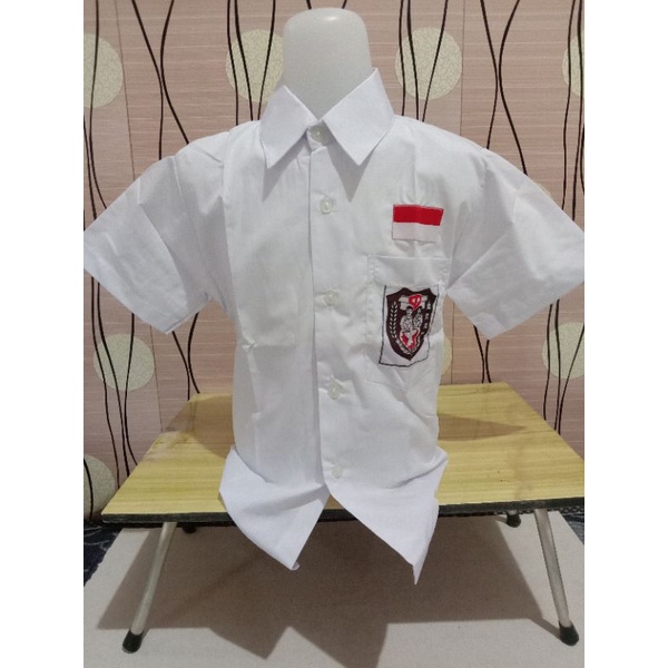 BAJU PUTIH TANGAN PENDEK/BAJU PUTIH SD/BAJU PUTIH MERK KARMILA/BAJU SEKOLAH/SERAGAM SEKOLAH