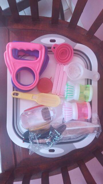 Talenan Lipat Wadah Baskom / Folding Drain