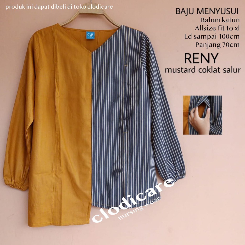 Mamigaya Baju  Atasan  Hamil dan Menyusui Reny LD 100 