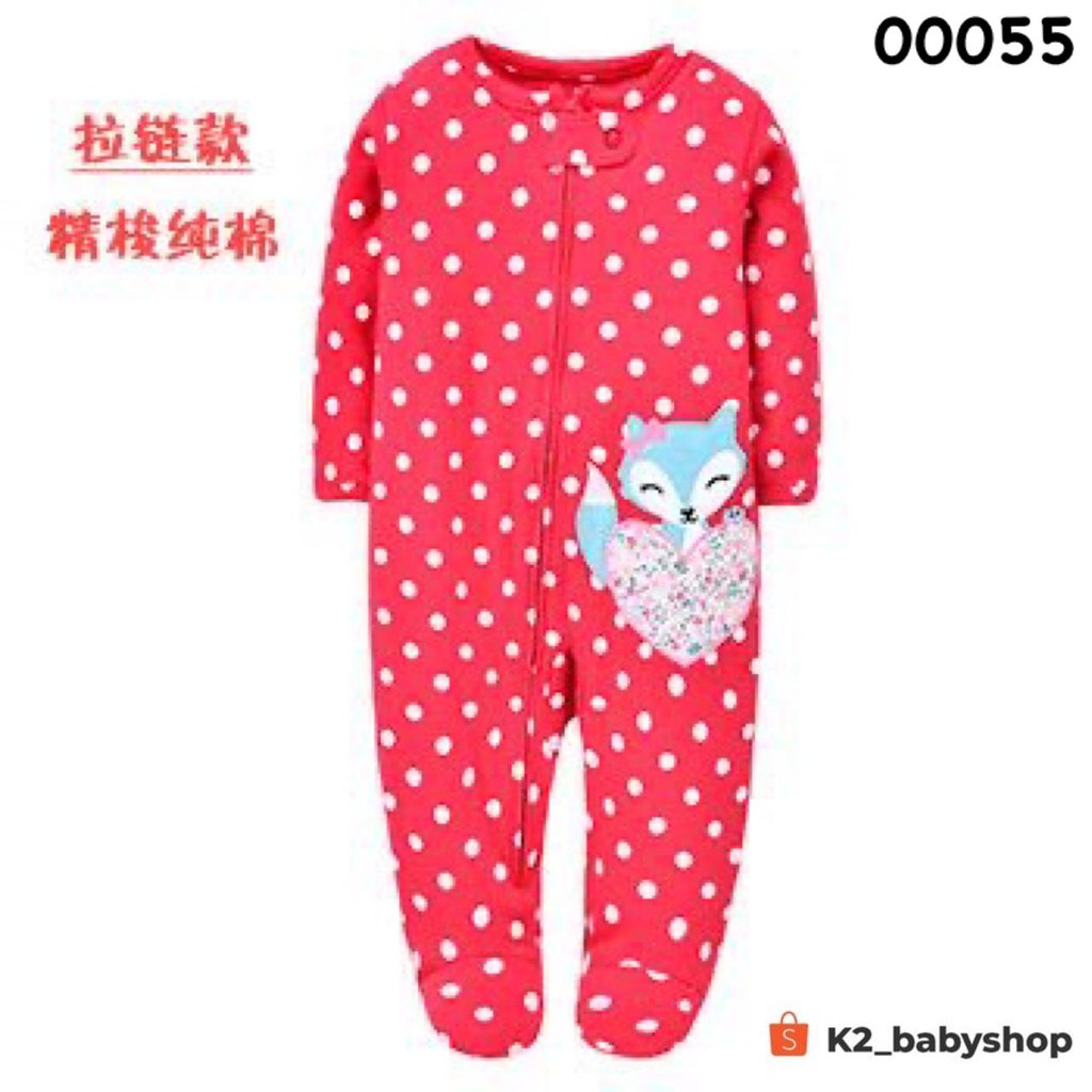 BABY K2 - BABY SLEEPSUIT MOTIF POLKADOT KODE 00055