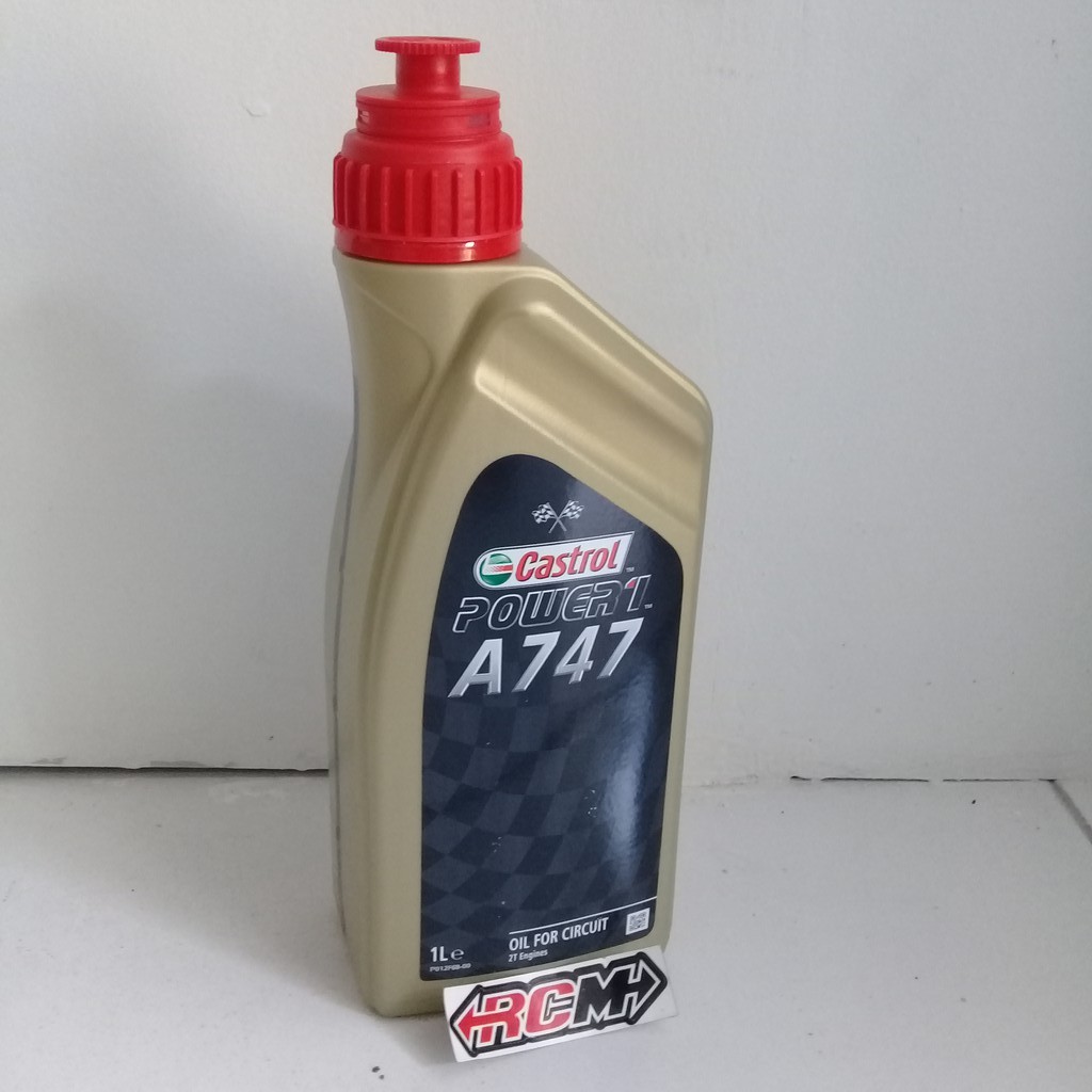 OLI OLIE SAMPING CASTROL A747 A 747 RACING 2TAK 2 TAK 2T 2 T 1 LITER LUAR JAWA WAJIB JNE JTR SHOPEE XPRESS ORI ORIGINAL CASTROL ASLI