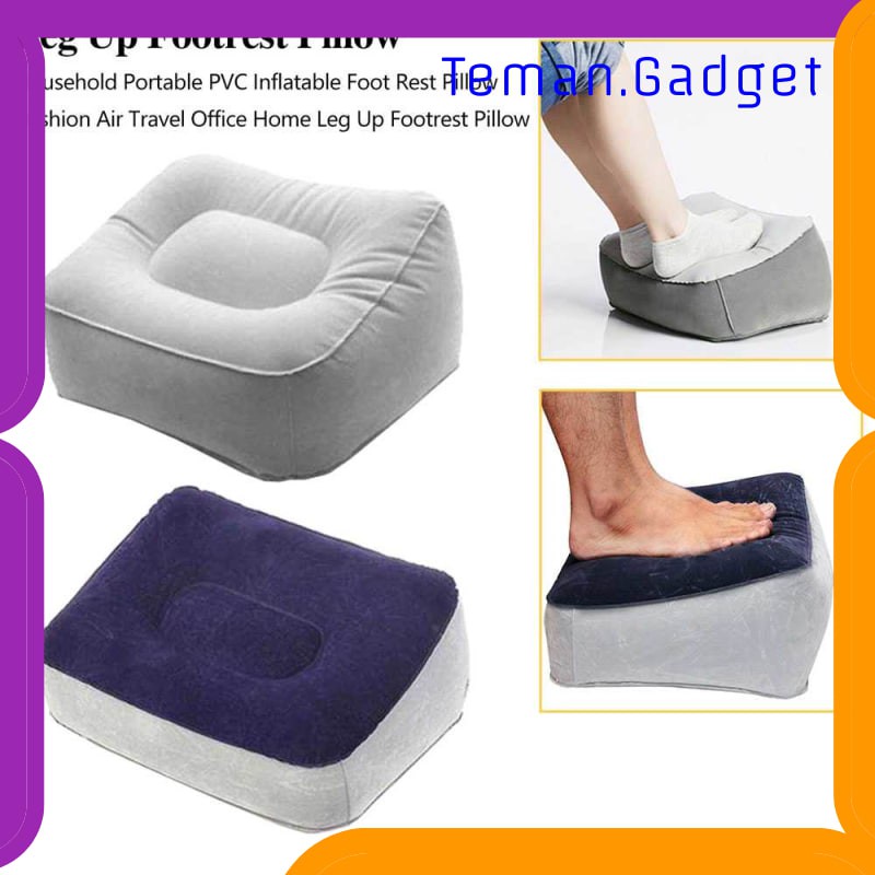 TG-FS070 TaffHOME Bantal Angin Kaki PVC Inflatable Relaxing Pillow - JJ06114