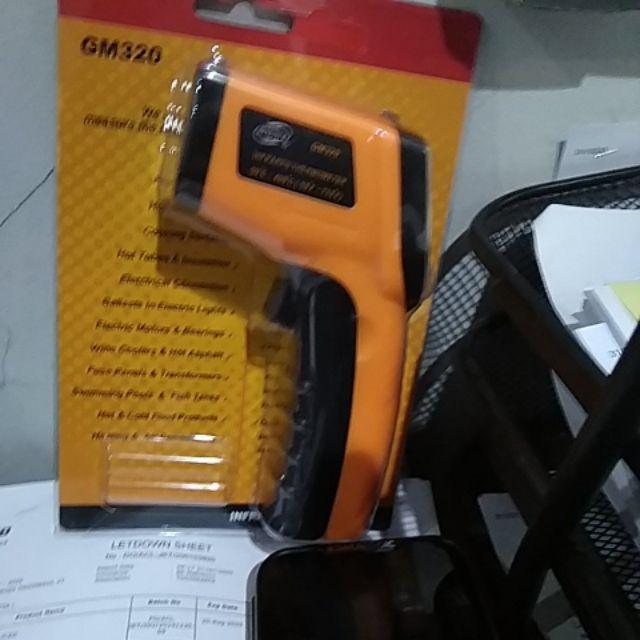 Thermometer Termometer Gun Non Contact Contactless Thermogun Termogun Digital Infrared Pengukur Suhu