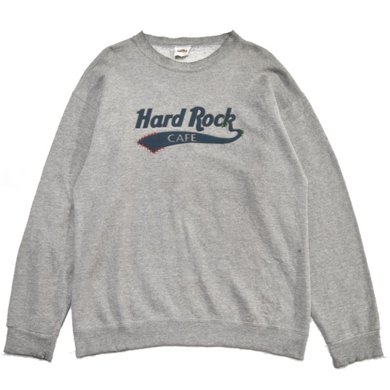 Sweater Crewneck Vintage Hard Rock Cafe Second Brand Original