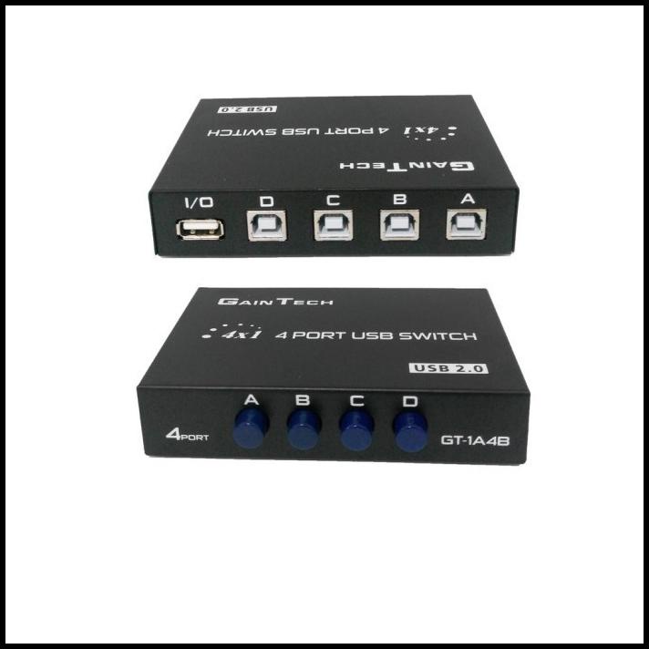 Switch Usb / Manual Switch Printer 4Port Gaintech Hub Printer 4Port