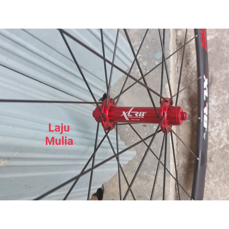 WHEELSET 700C XRL8 BRAKE OLD DEPAN 100 DAN BELAKANG 130