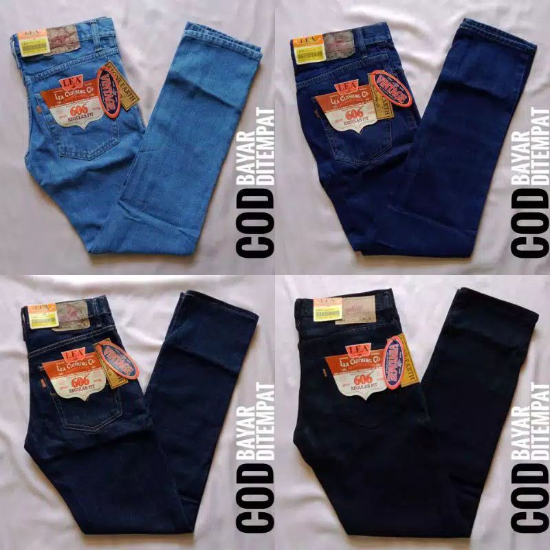 CELANA PANJANG JEANS STANDAR | MURAH | DENIM Mrek Lea 6o6