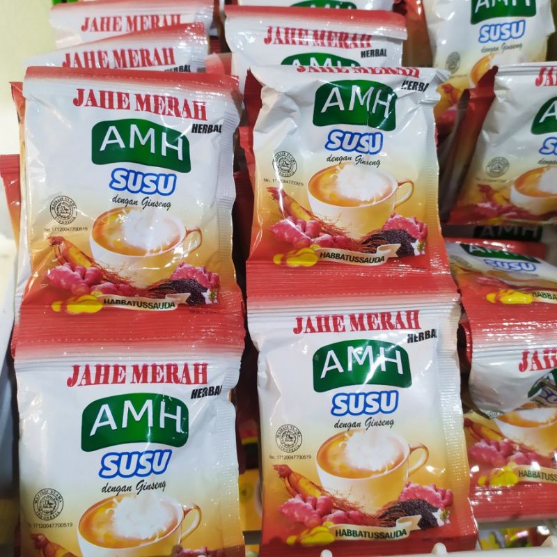 

Jahe Merah Sachet Amh Susu Plus Ginseng