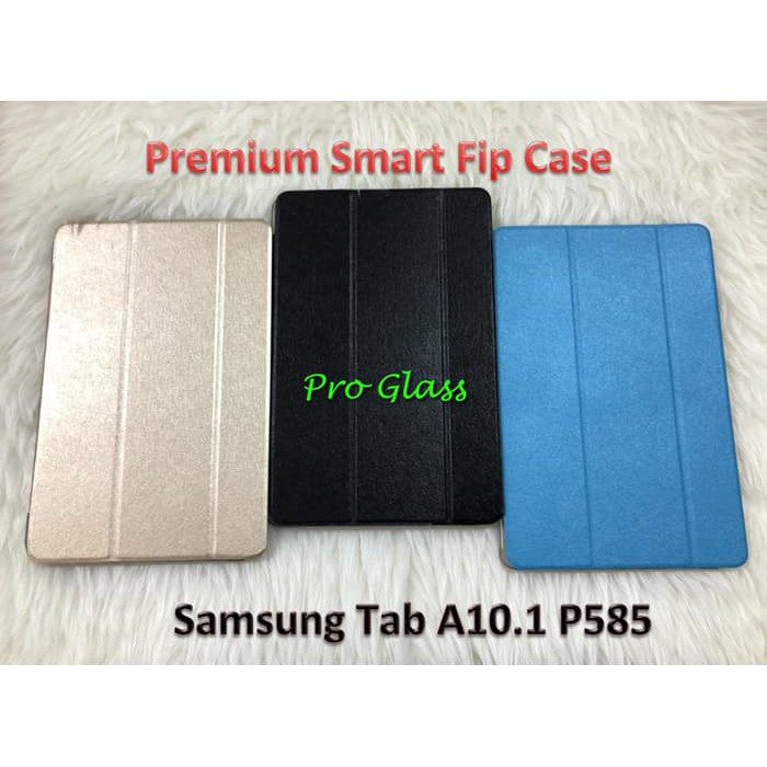 SAMSUNG TAB A 10&quot; PREMIUM SMART FLIP COVER LEATHER CASE P580 P585