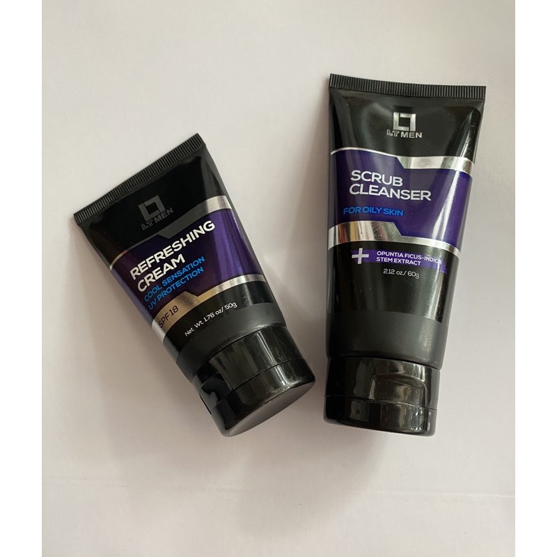 ❤️ SEA ❤️ PAKET LT MEN SCRUB CLEANSER & LT MEN REFRESHING CREAM - PAKET LT MEN