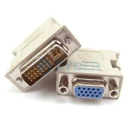 Connector gender Dvi 24+5 male to vga 15 pin female - Konektor dvi-i to d-sub db15