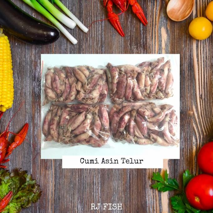 

[COD] Cumi Telur Asin Kering RJ Fish 250gr [COD]