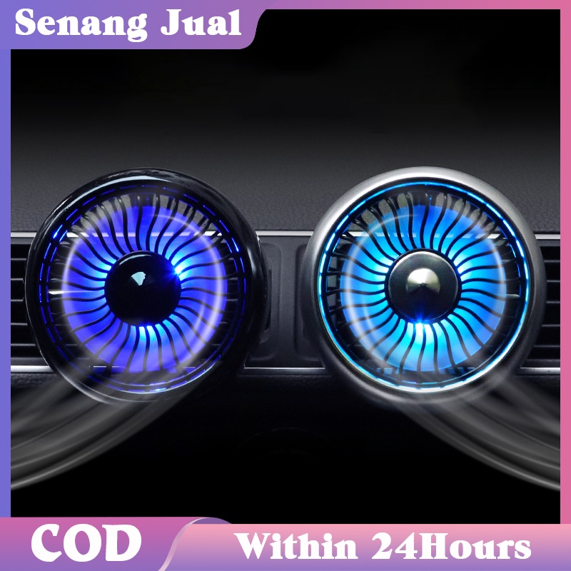 Kipas Angin Usb Angin Portable Mobil / Kipas Low Noise Warna-Warni Untuk Ac Mobil