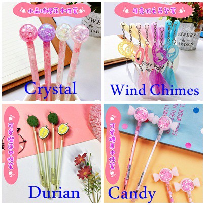 

[WWP 38/39] PULPEN PENA PEN LUCU IMUT UNIK CRYSTAL DURIAN CANDY PERMEN KARAKTER