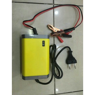 Charger Baterai Portable Aki Kering 12V2A 5AH-20AH SUNPRO Termurah