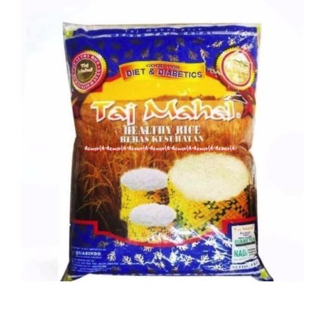 Taj Mahal TajMahal Rice 5kg Beras Putih Untuk Penderita Diabet 5 kg Healthy Rice Beras Kesehatan Beras Diet &amp; Diabetes Low Giycemic Rendah Beras Rendah Gula Tajj Mahall