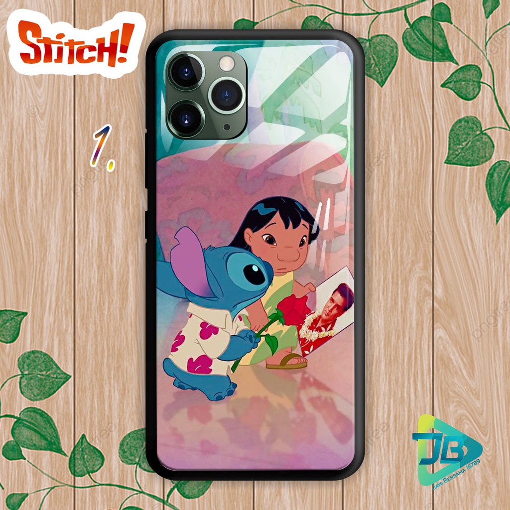 SOFTCASE BACK CASE GLASS KACA STITCH OPPO A83 F1+ F1S F3 F3+ F5 F5 YOUTH F9 F11 F11 PRO JB3418