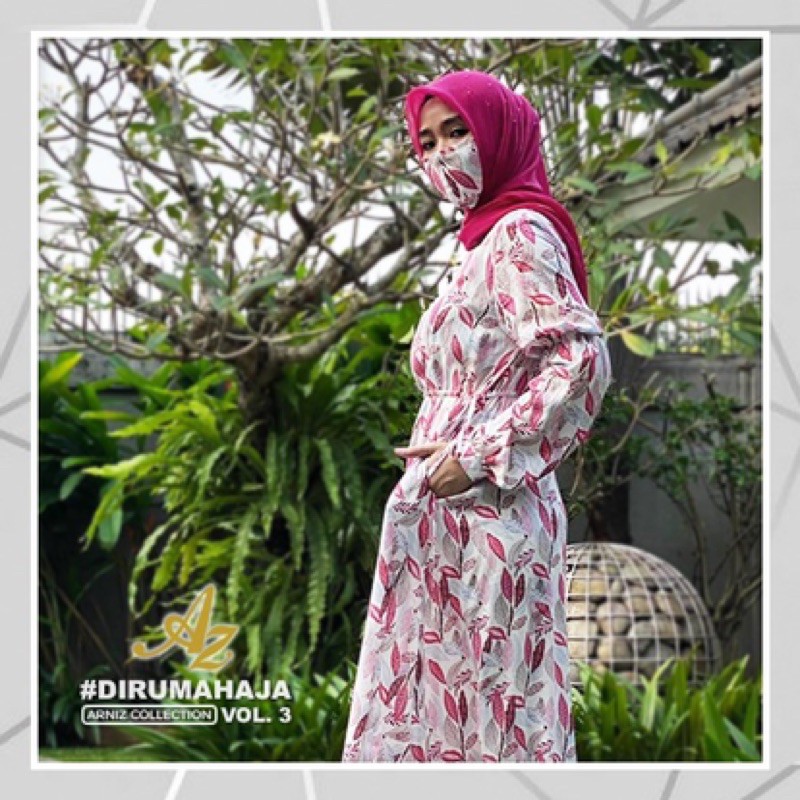  SALE  VOL.3 HOMEDRESS BY ARNIZ (PUTIH L)