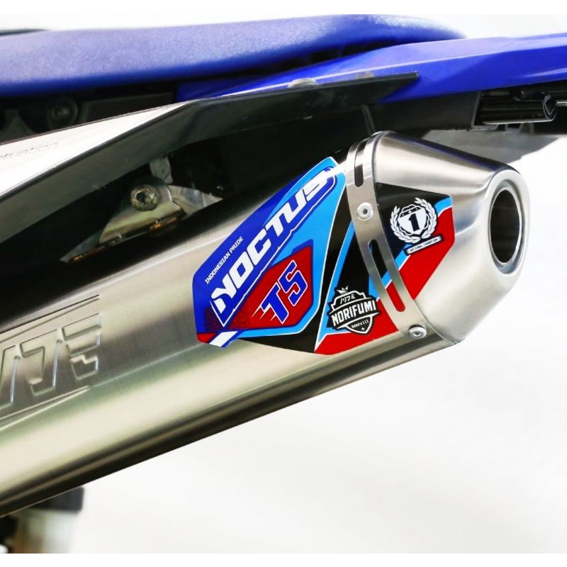 KNALPOT NORIFUMI NOCTUS T5 KLX 150 CRF 150 WR 155 KLX150 CRF150 WR155 STAINLESS ORIGINAL                                     not t3 n4 rv1 n4 shorty nf evo t1 xr1 xr 1 rocket4 rocket 4 torc toch tog toug jump-3