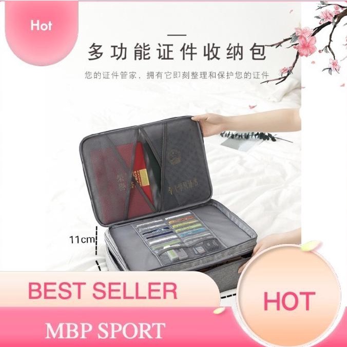 

Office & Stationery | Document Organizer | Tas Travel Organizer Storage Box Multifungsi Handbag Passport Doc Mbp | Best Seller