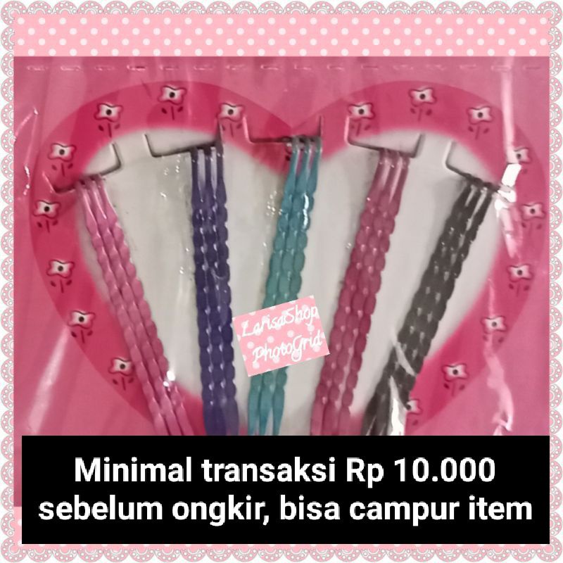 Jepit Rambut Lidi Warna Warni Ukuran Sedang