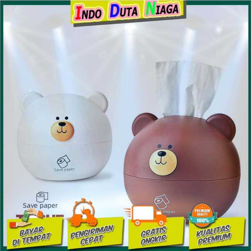 Riancy Kotak Tisu Gulung Tissue Roll Box Model Bear - RB556-1