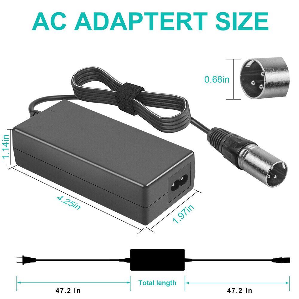 Adaptor Power Nanas Praktis Kursi Roda Mobility Scooter Ebike Charger