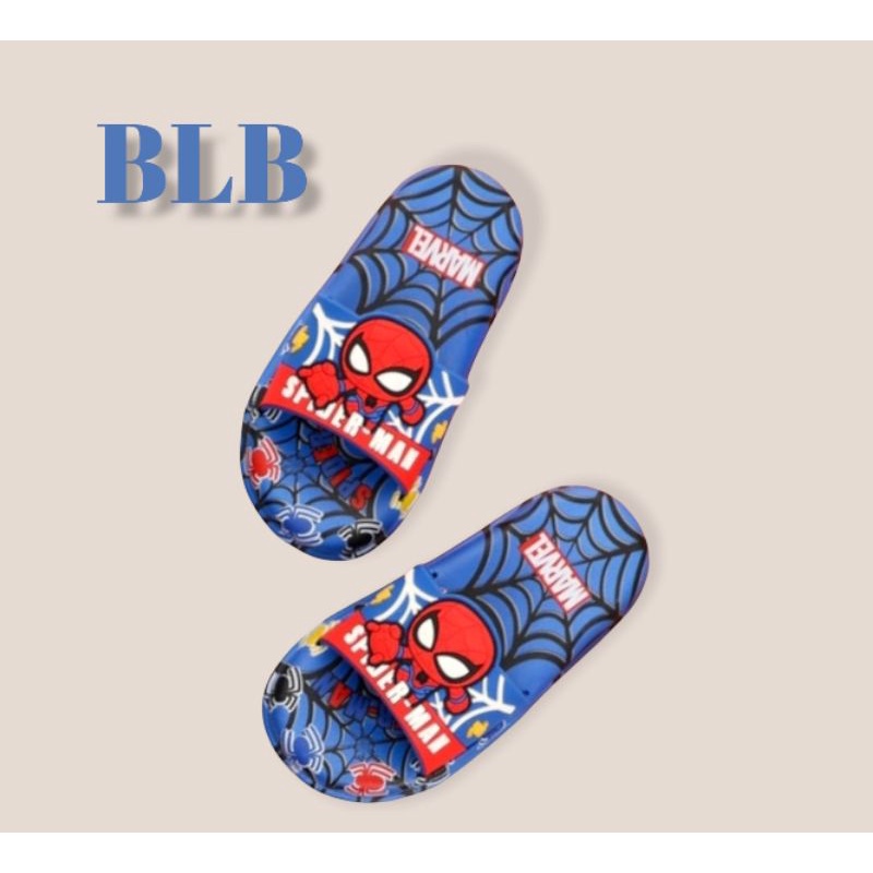 SANDAL KARET JELLY ANAK KARAKTER Spiderman IMPORT