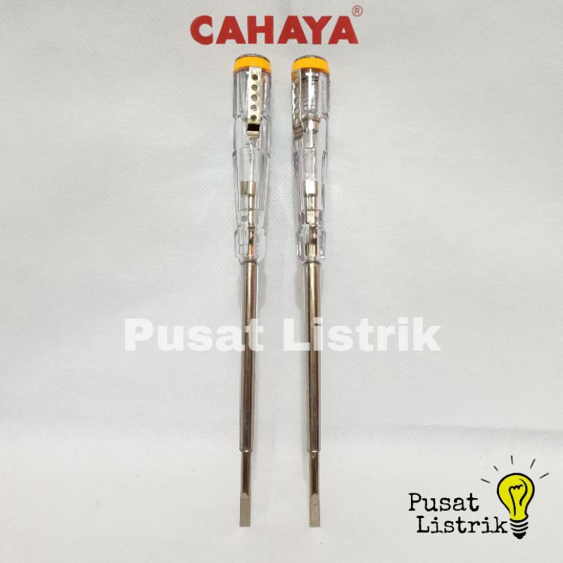 Testpen Listrik Minus Cahaya Obeng Min Besar Cahaya