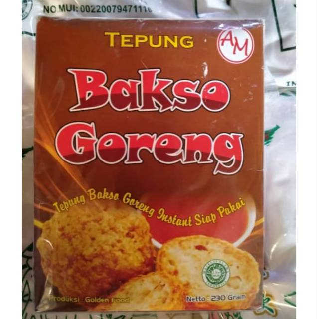 

Tepung bakso goreng AM berat 230 gram