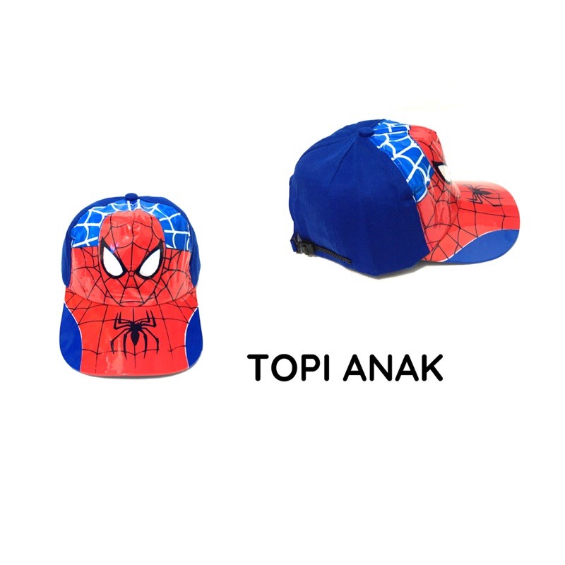 Topi Anak karakter CAR, TAYO, TOBOT, MICKEY, DORAEMON, SUPER HERO, LOL, BARBIE, dll