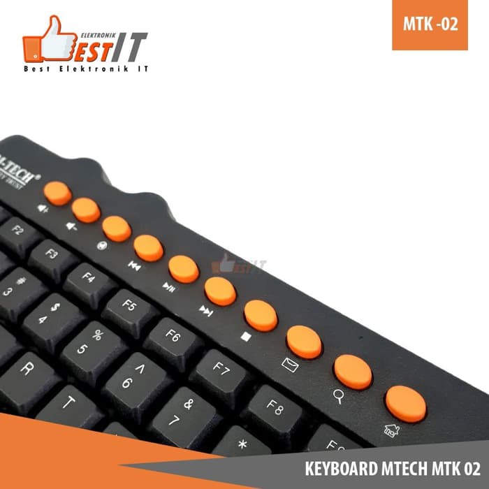 Keyboard Usb M-Tech PC Komputer Laptop Multimedia MT 02