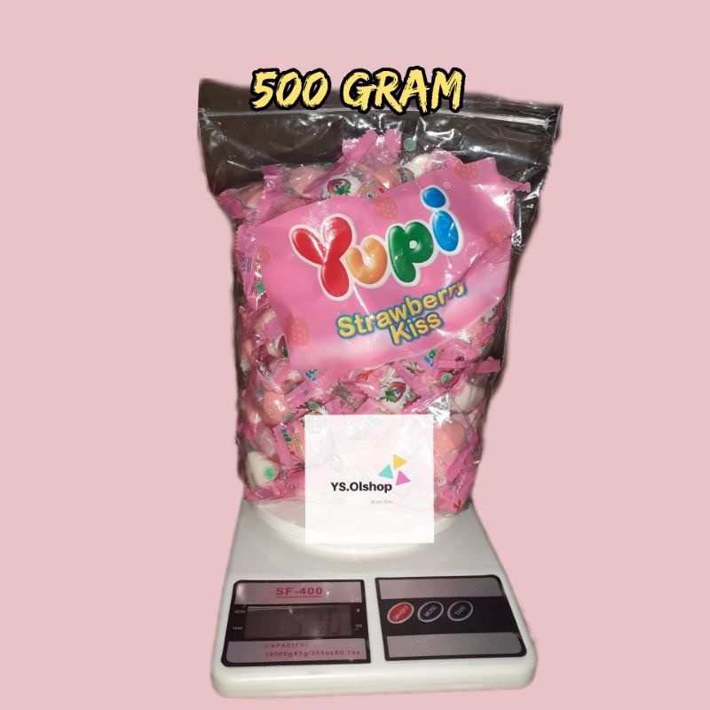 Yupi Kiss Strawberry Stroberi Reseller Kiloan /YS.OLSHOP2020